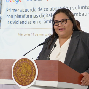Gobierno y plataformas digitales acuerdan combatir la violencia contra mujeres
