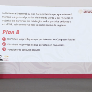 Sheinbaum enviará Plan B de reforma electoral