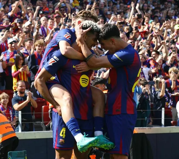 Barcelona vence 1-0 al Rayo Vallecano y se mantiene como líder de LaLiga