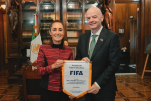 Sheinbaum e Infantino revisan avances del Mundial 2026
