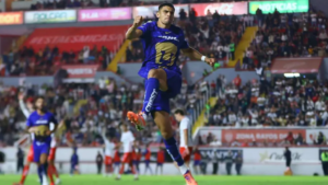 Pumas vence 1-0 a Necaxa en el estadio Victoria