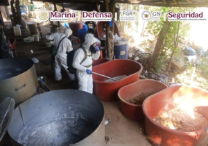 Semar desmantela narcolaboratorio en Guerrero