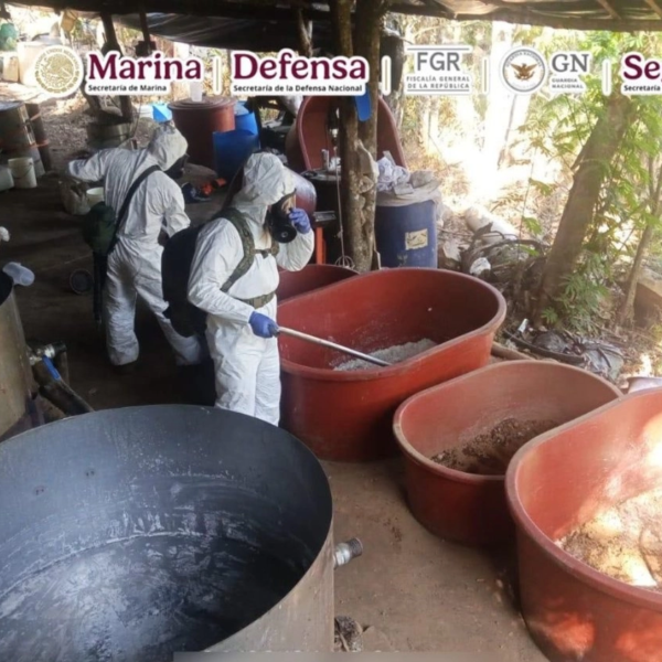 Semar desmantela narcolaboratorio en Guerrero