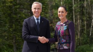 Sheinbaum y Mark Carney conversaron de varios temas.