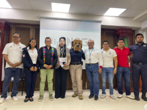 SECOMS participa en jornada de seguridad y bienestar en instalaciones del INEGI