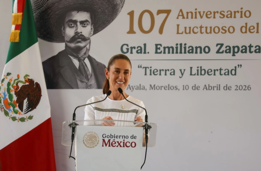 Claudia Sheinbaum anuncia apoyos al campo en Chinameca