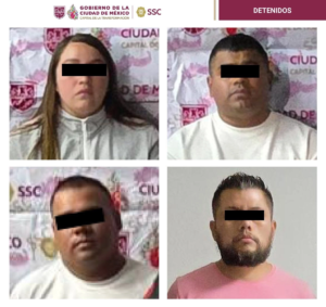 Detienen a cuatro presuntos integrantes de La Unión Tepito