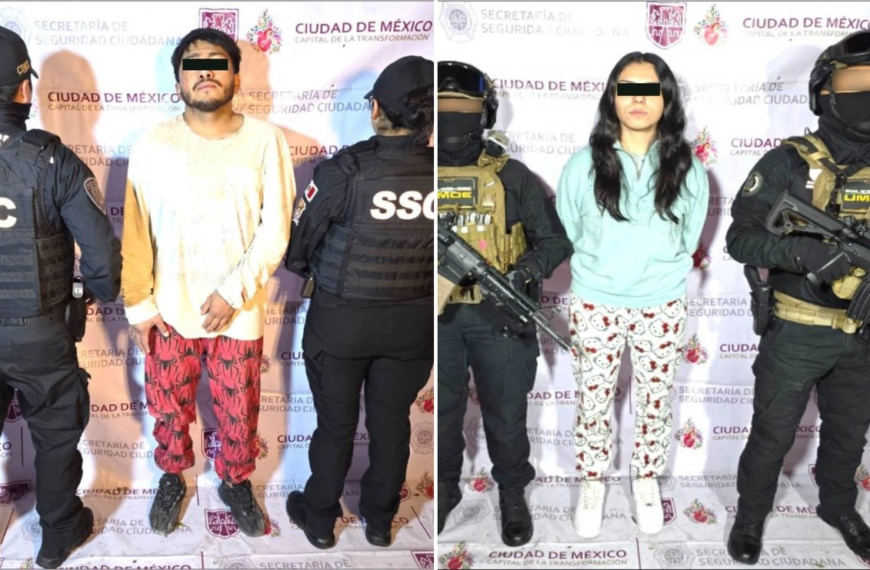 Detienen a dos personas por robo a casa y narcomenudeo en CDMX