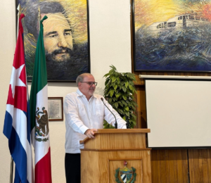 Embajador de Cuba en México presenta cartas credenciales y se reúne con Sheinbaum