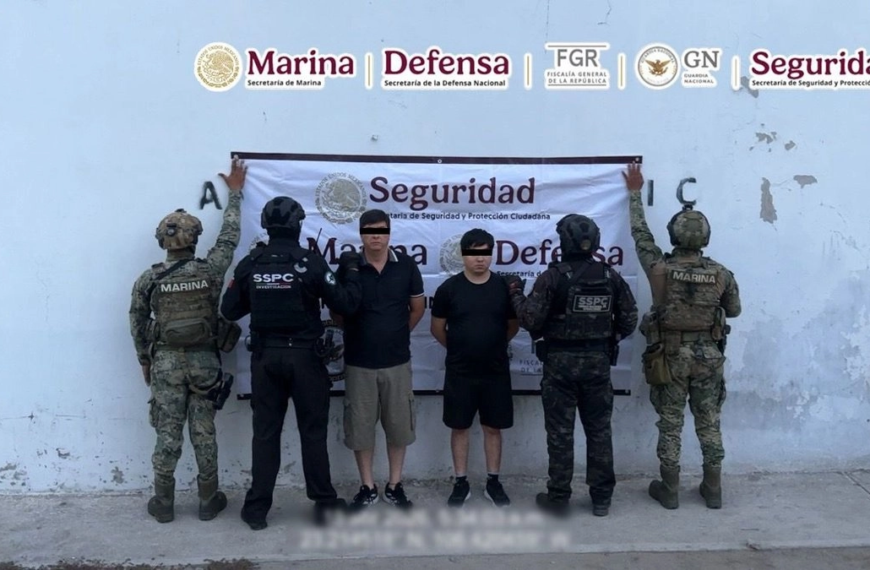 Detienen en Mazatlán a dos presuntos integrantes de Los Chapitos