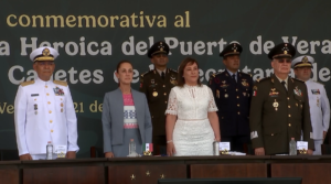 Sheinbaum encabeza ceremonia por la Gesta Heroica de Veracruz