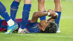 Lamine Yamal será baja con el Barcelona