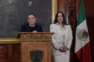 Gobernadora de Chihuahua evita hablar sobre operativo bajo investigación