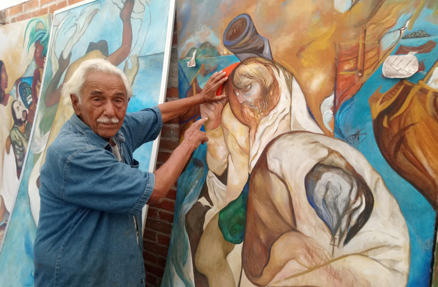 Fallece el muralista Melchor Peredo García a los 99 años