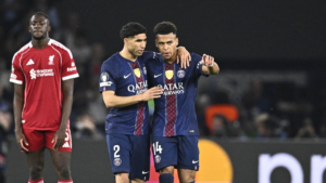 PSG vence al Liverpool 2-0 en Champions