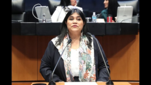 Senadora de Morena pide renuncia de Rubén Rocha Moya