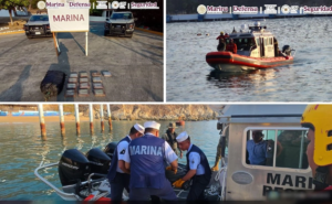 Marina asegura paquetes con cocaína frente a costas de Oaxaca