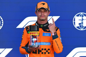 Lando Norris gana sprint del GP de Miami; Checo Pérez termina 17