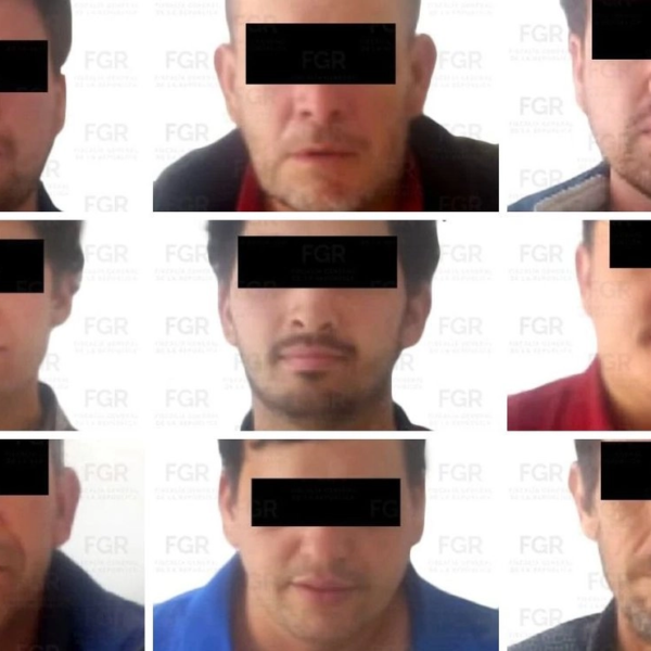 FGR vincula a proceso a 10 presuntos integrantes del Cártel de Sinaloa en Durango