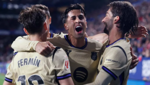 Barcelona vence a Osasuna y se acerca al título de LaLiga
