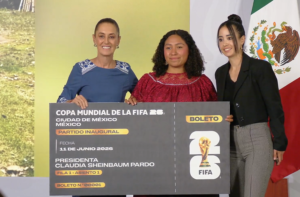 Claudia Sheinbaum entrega boletos para el juego inaugural del Mundial 2026