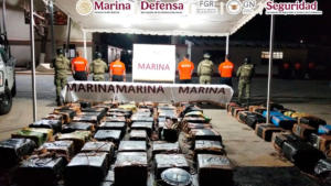 Aseguran más de 2 toneladas de cocaína en operativo marítimo en Oaxaca